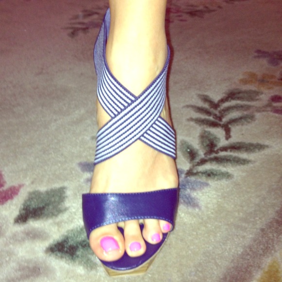 Navy sexy heels