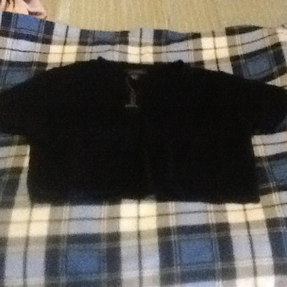 Black knit shrug....NO TRADES