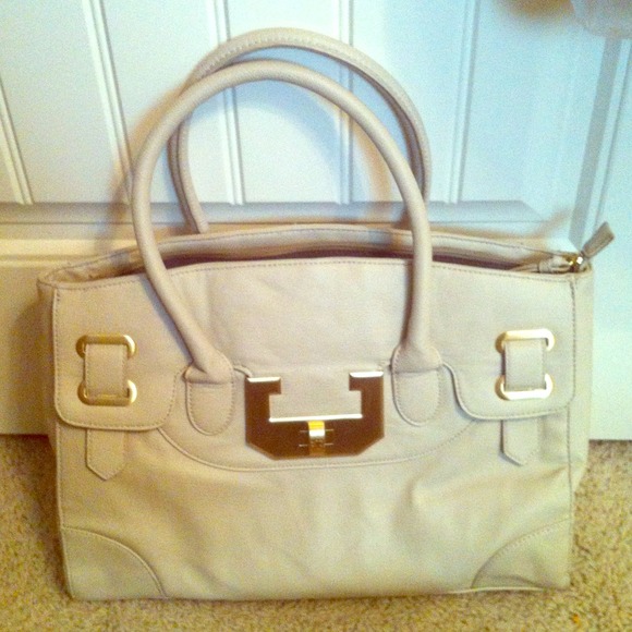 Amazing nude handbag leather like