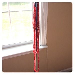 Coral necklace 31" long