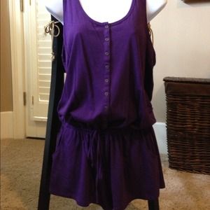 Express racer back romper