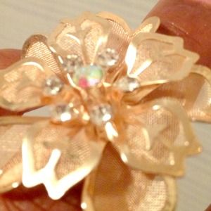 Golden Flower Ring