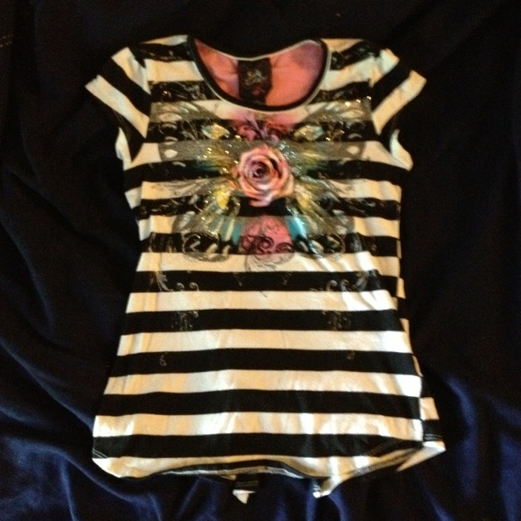 Girls butterfly top