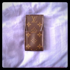 Authentic Louis Vuitton cigarette/cell phone case