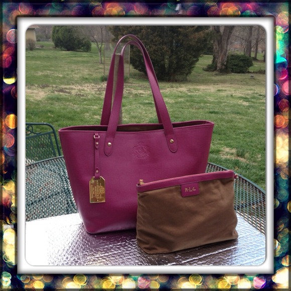 Authentic Ralph Lauren Classic Tote