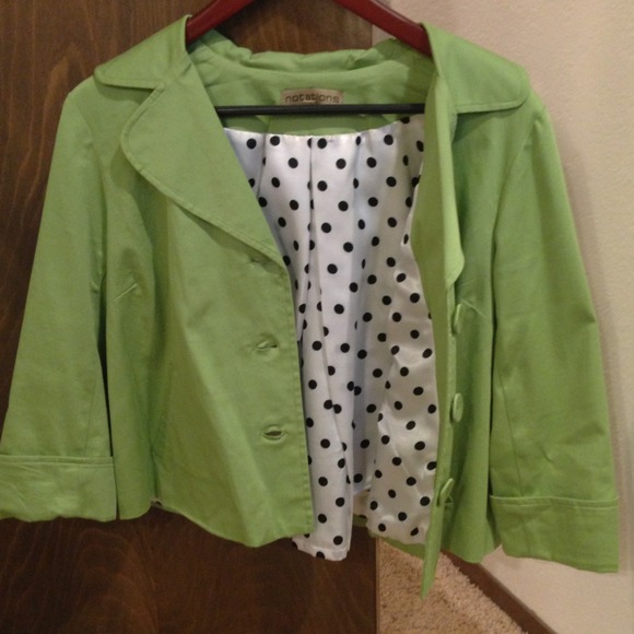 Green spring jacket - Picture 2 of 4