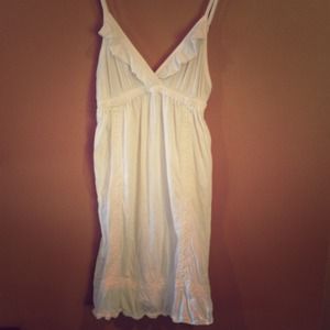 White Ruffle Sundress