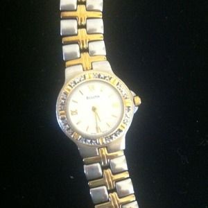 Stainless steel Bulova women's watch