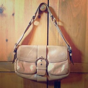 Coach Light Brown Leather Purse