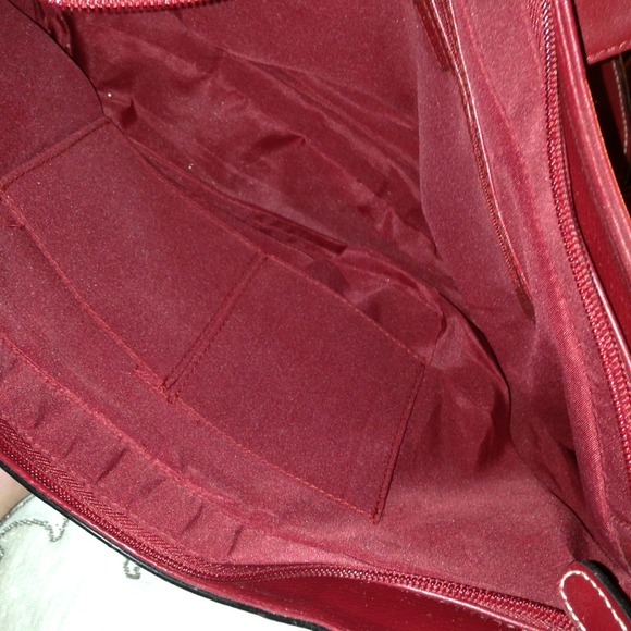 Faux Leather Red Purse - Picture 2 of 2