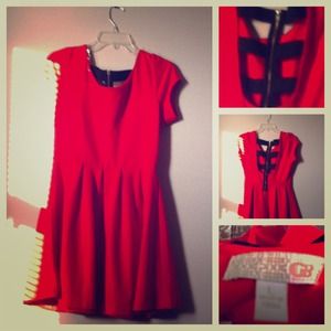👠Sexy Red A-Line Dress💋