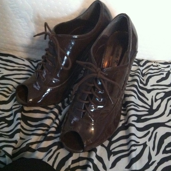 Cute brown booties