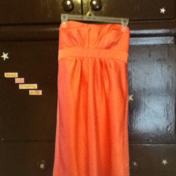 Choral pinkish strapless dress! - Picture 1 of 4