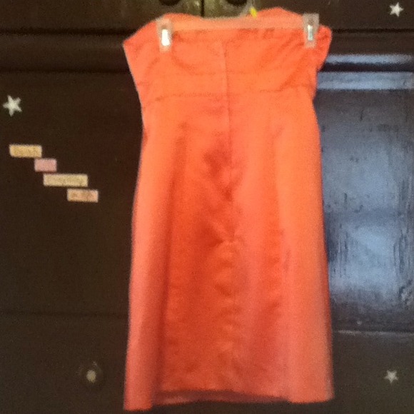 Choral pinkish strapless dress! - Picture 3 of 4