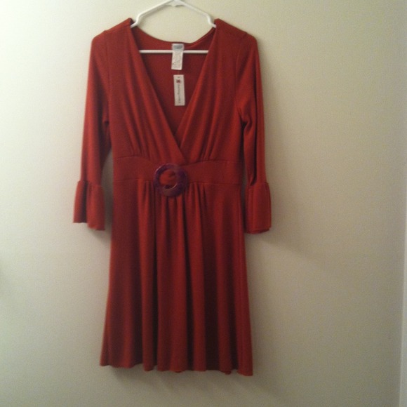 ⭐️ Reduced ⭐️ Burnt orange spring dress