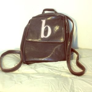 Monogrammed "B" Backpack Purse!