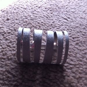 Silver cuff bracelet