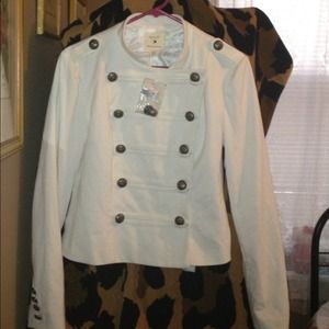 Cream jacket from forever21.