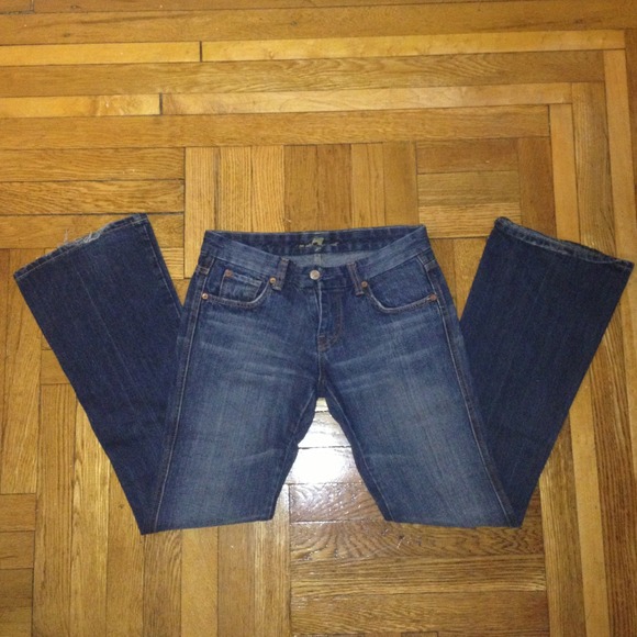 7 For All Mankind dark wash in size 29
