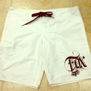 Womens long Fox Racing boardshorts Sz 9 like new