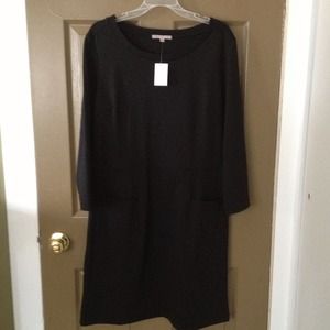 Gap long sleeve black dress