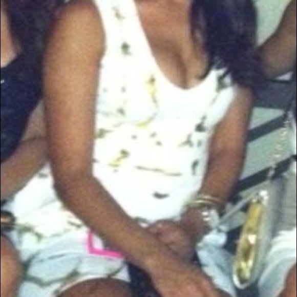 SOLD Bebe gold and white dress!! 🎉🎈🎊 - Picture 2 of 4