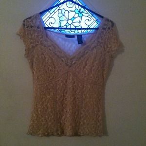 New York & Company short sleeve fitted top