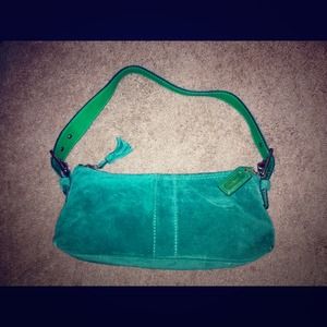 PRICE LOWERED!!!  Authentic green Coach purse