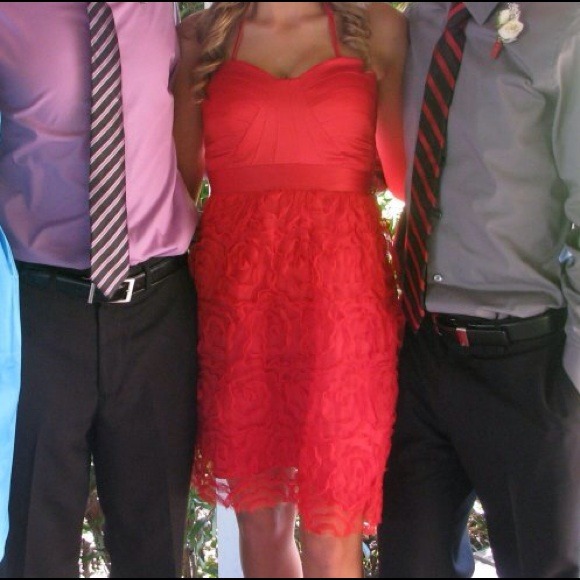 Red homecoming/party dress