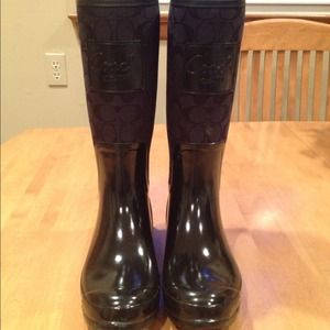 ❤❤SOLD❤❤ Coach Rain Boots!