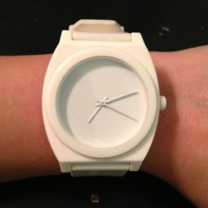Nixon White Minimal Watch