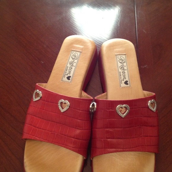 BRIGHTON CHERRY RED SANDALS