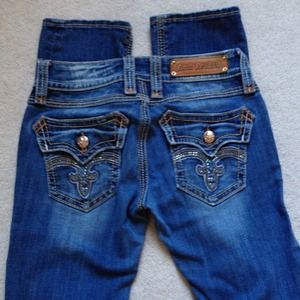 Reduced Rock Revival Debbi straight jeans, size 27