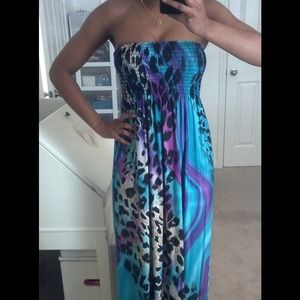 Brand new! 2B Printed Maxi Tube Dress/ Skirt