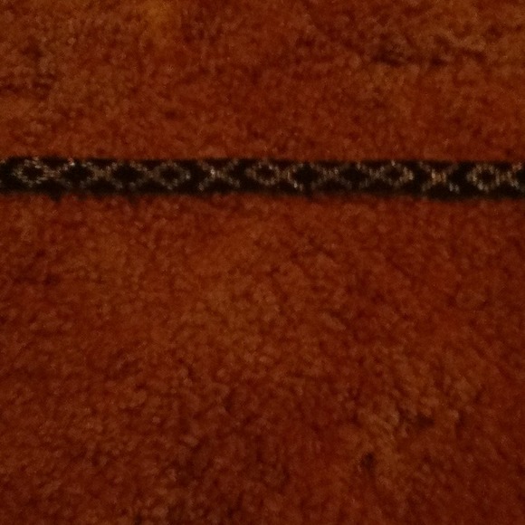 Black and white beaded choker