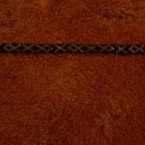 Black and white beaded choker