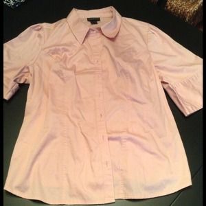 SOLd **REDUCED** Short sleeved, light pink blouse