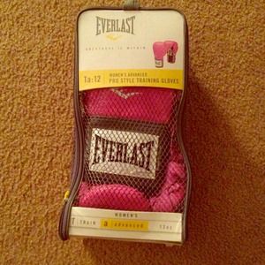 Women's everlast pink pro style training gloves