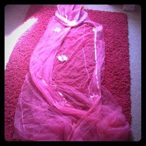 princess pink  canopy