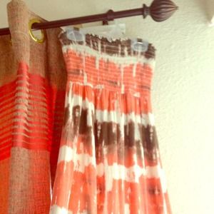 Traded.Sweet maxi dress, flattering.