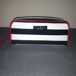 Kate Spade small Henrietta cosmetic bag