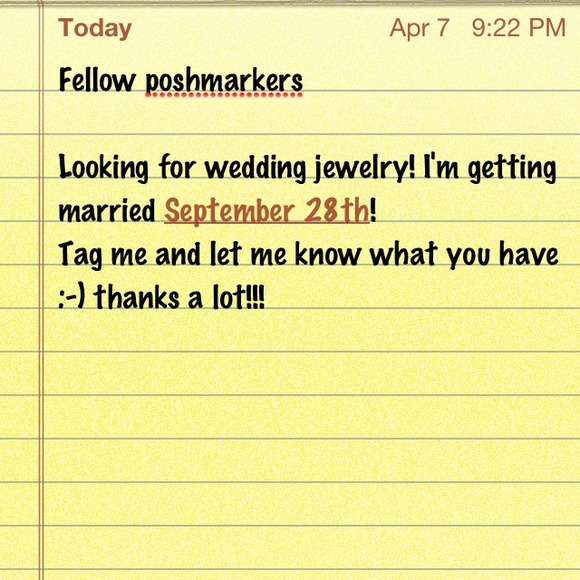 Looking for wedding jewelry!!