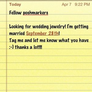 Looking for wedding jewelry!!
