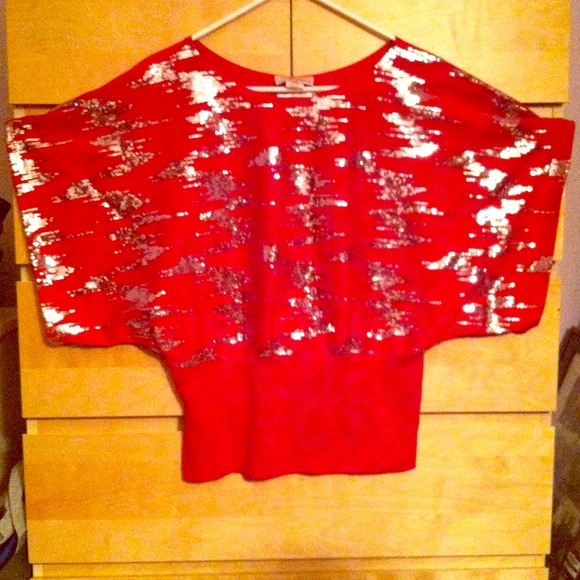 Sequin party top