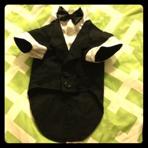👌 Bundle Puppy Formal tux and rufferee shirt