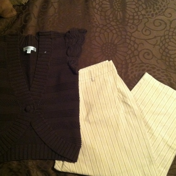 Pinstripe Capris