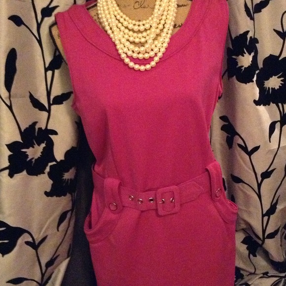 Great ponte knit dress.