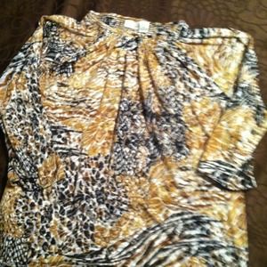 SOLD-Animal print top -SOLD