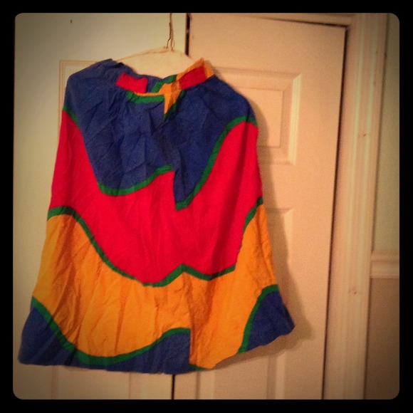Vintage colorful skirt