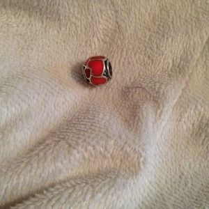 Pandora Red hot love charm